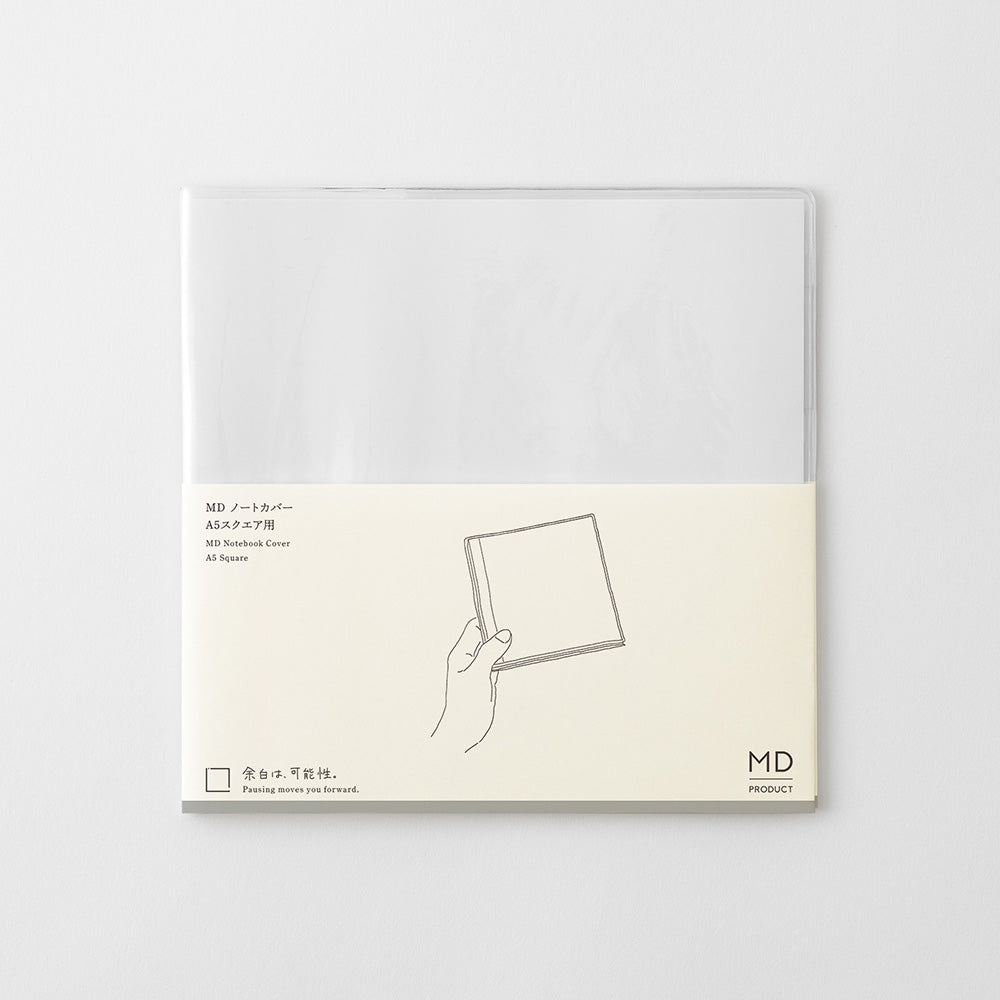 MD Notebook Cover - A5 Square Clear