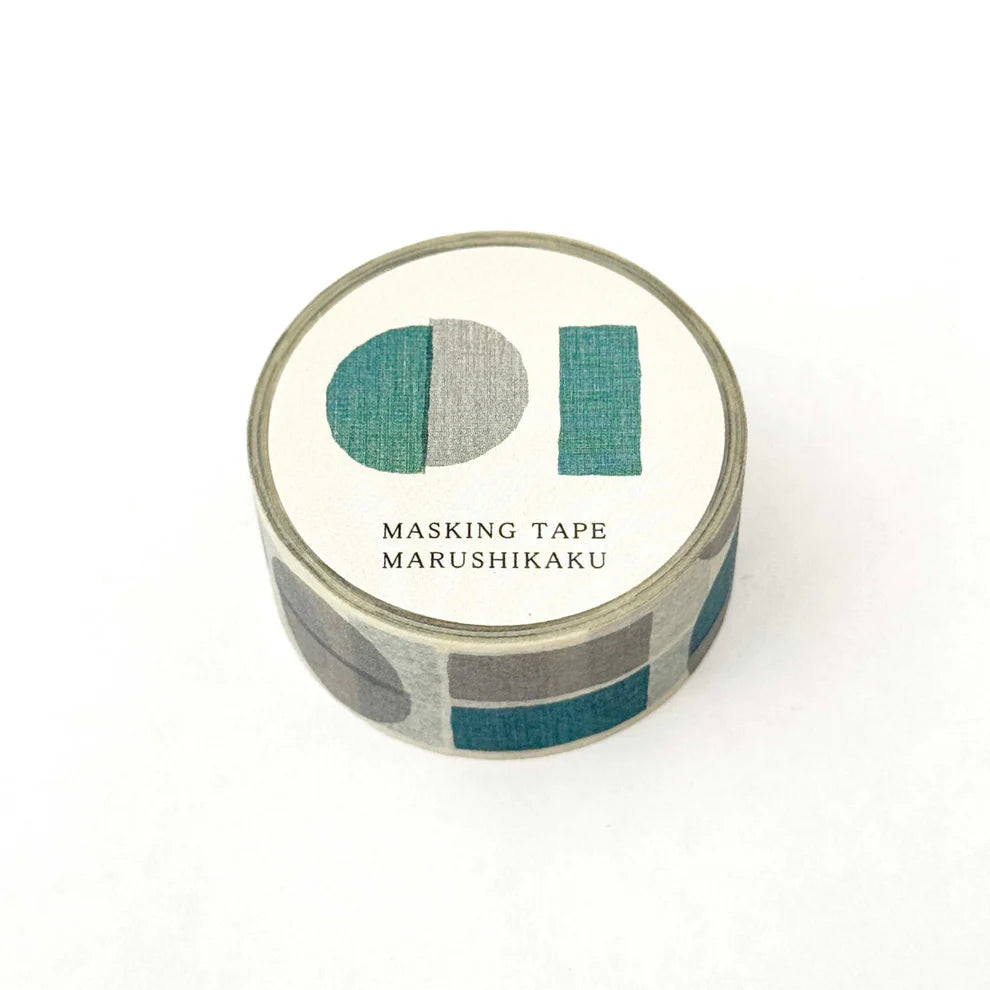 Mizushima Masking Tape - Circle and Square MT-MS