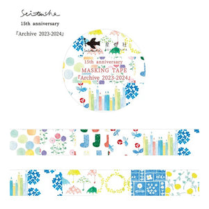 Seitousha Washi Tape - 15th Anniversary Archive 2023-2024 MT5-A2324