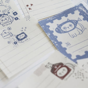 Black Milk Project Neko Mail - Perforated memo pad