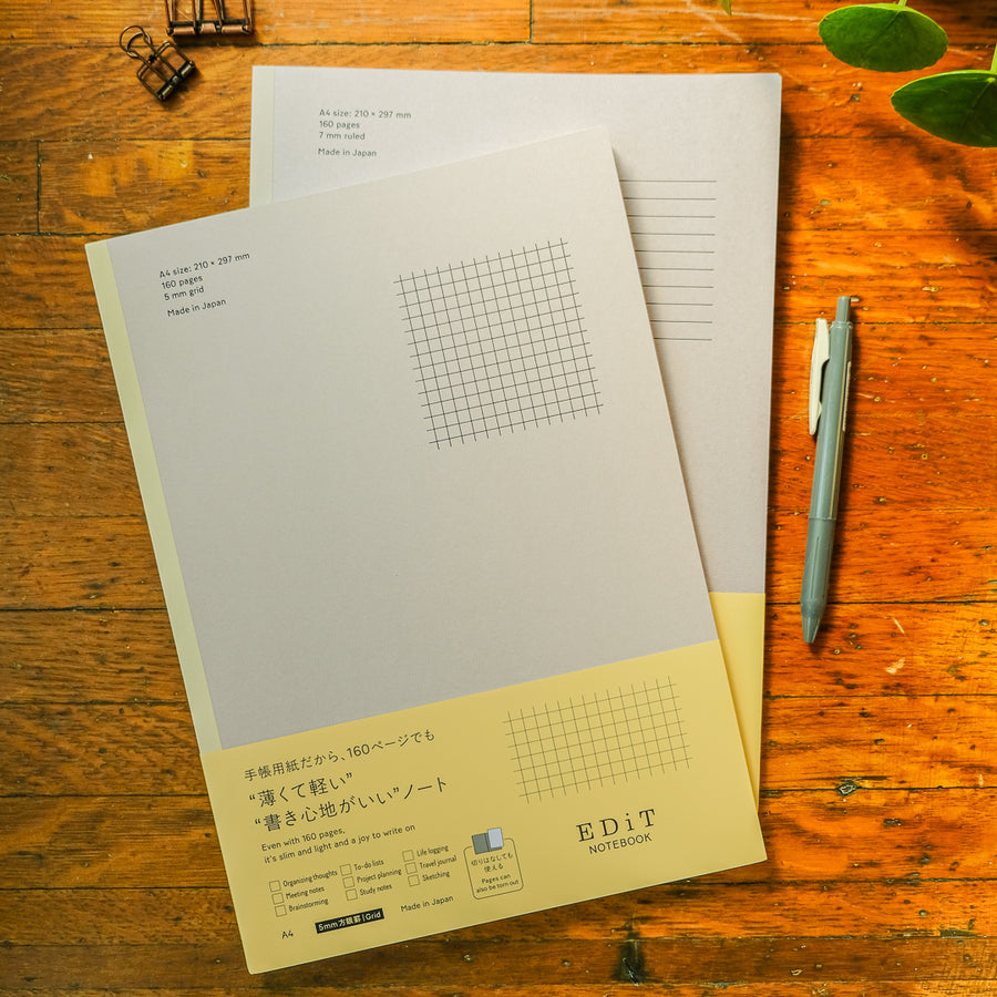Mark's 2027 Notebook A4･160 pages / EDiT: 5 mm Grid