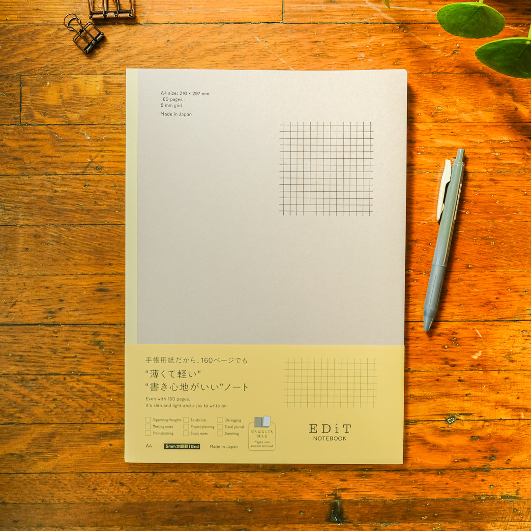 Mark's 2027 Notebook A4･160 pages / EDiT: 5 mm Grid