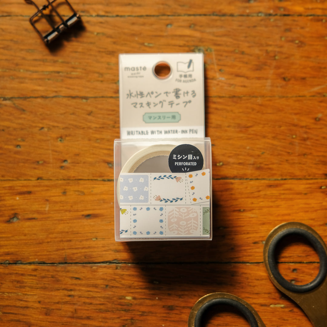 Mark's Pre-cut Masking Tape for Diary: Monthly Flower