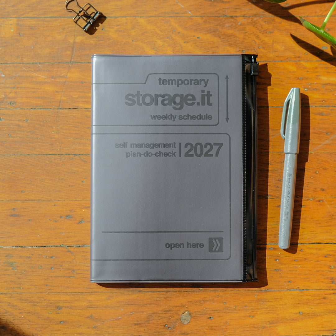 Mark's 2027 B6 Weekly Left Planner (Jan - Dec 2027): Black