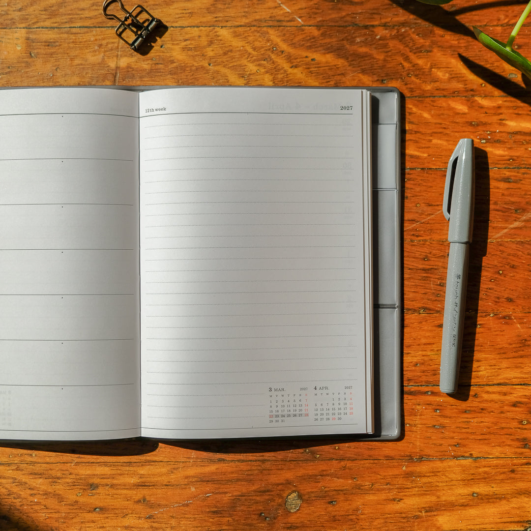 Mark's 2027 B6 Weekly Left Planner (Jan - Dec 2027): Black