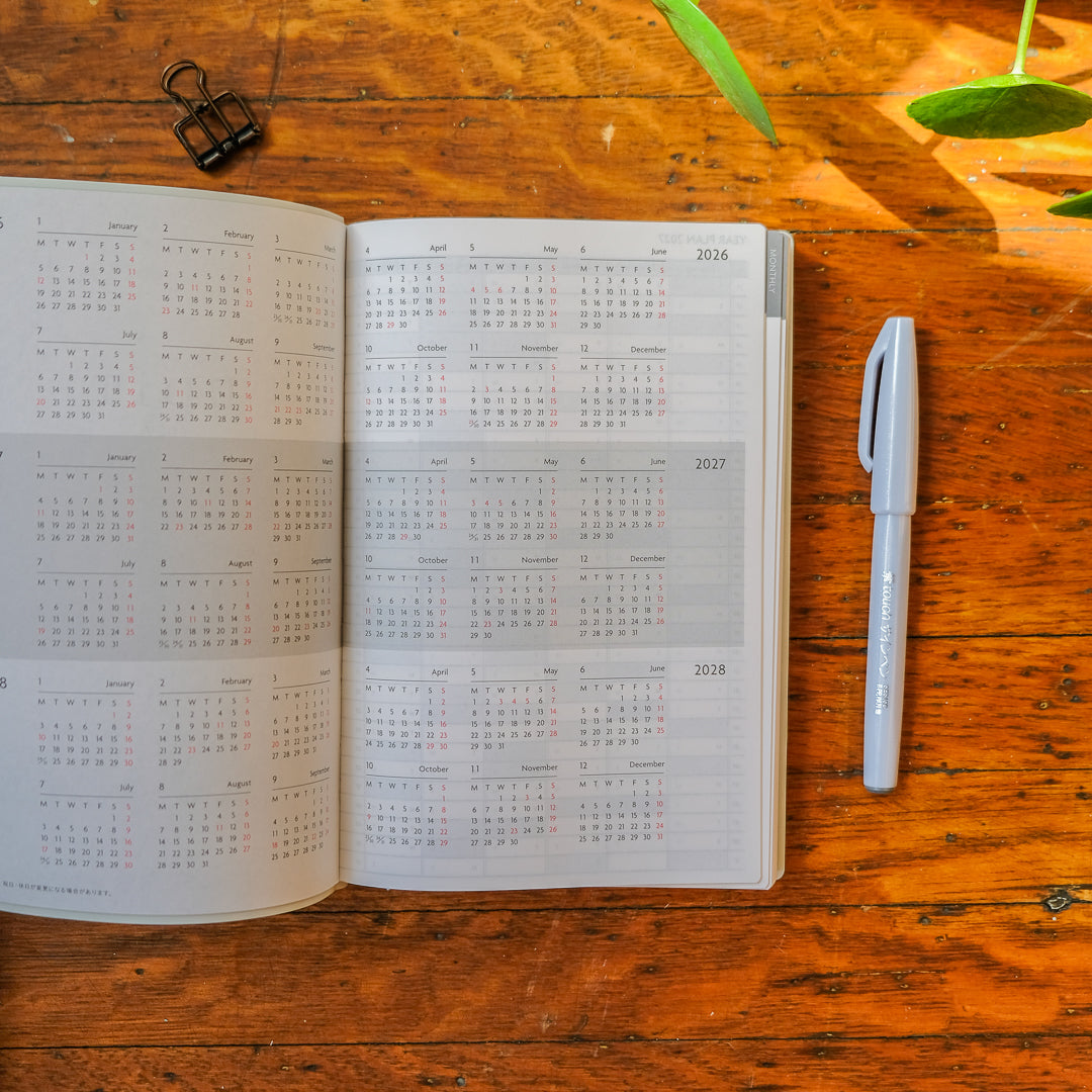 Mark's 2027 B6 Daily EDiT Planner (Jan - Dec 2027): Opal Green
