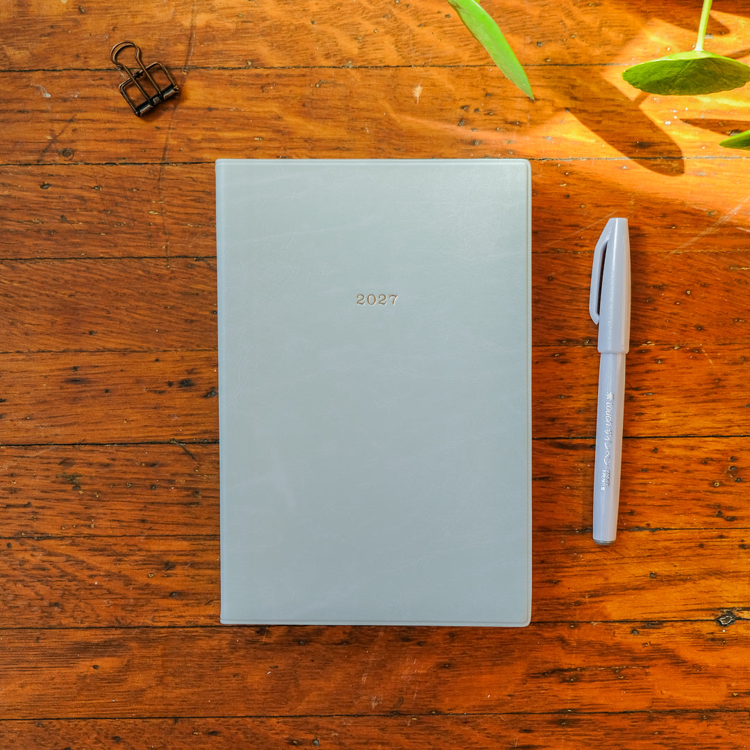 Mark's 2027 B6 Daily EDiT Planner (Jan - Dec 2027): Opal Green