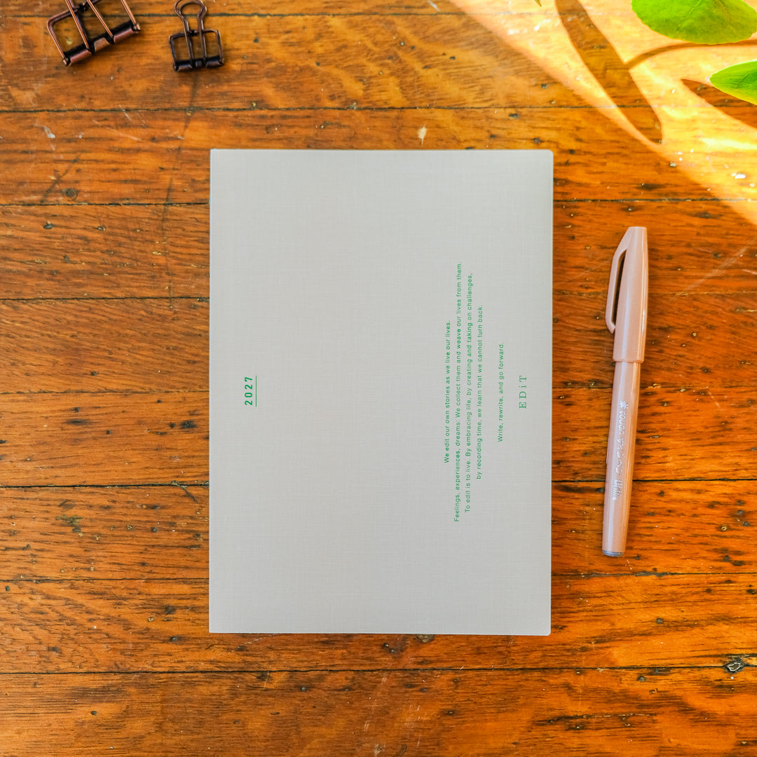 Mark's 2027 A5 Weekly Vertical EDiT Planner (Jan - Dec 2027): Ivory