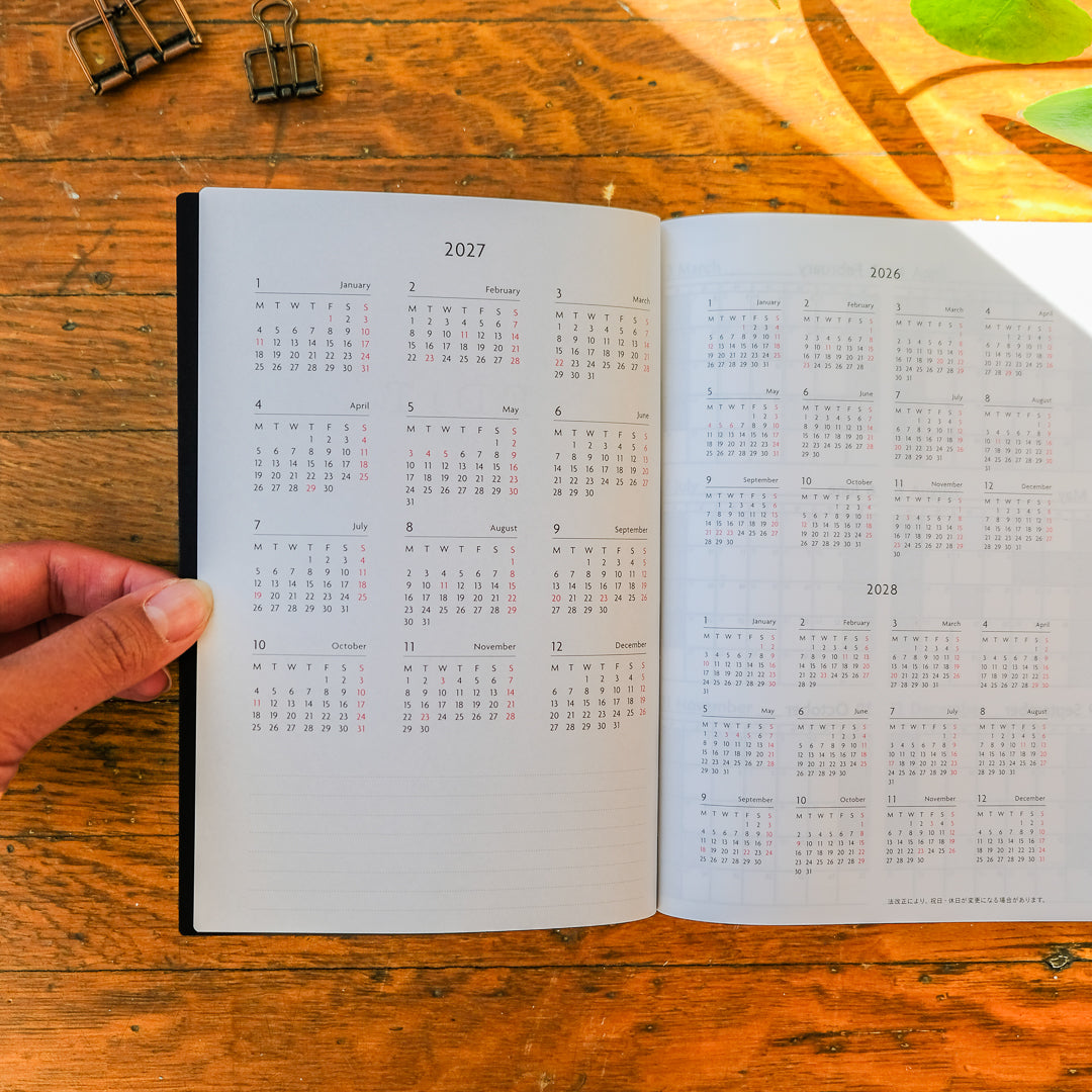 Mark's 2027 A5 Weekly Vertical EDiT Planner (Jan - Dec 2027): Greige