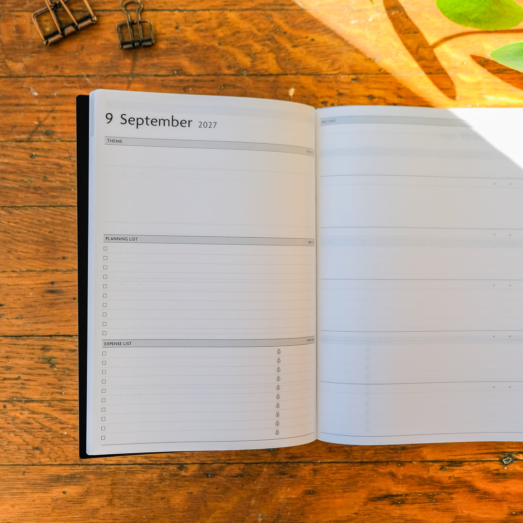 Mark's 2027 A5 Weekly Vertical EDiT Planner (Jan - Dec 2027): Greige