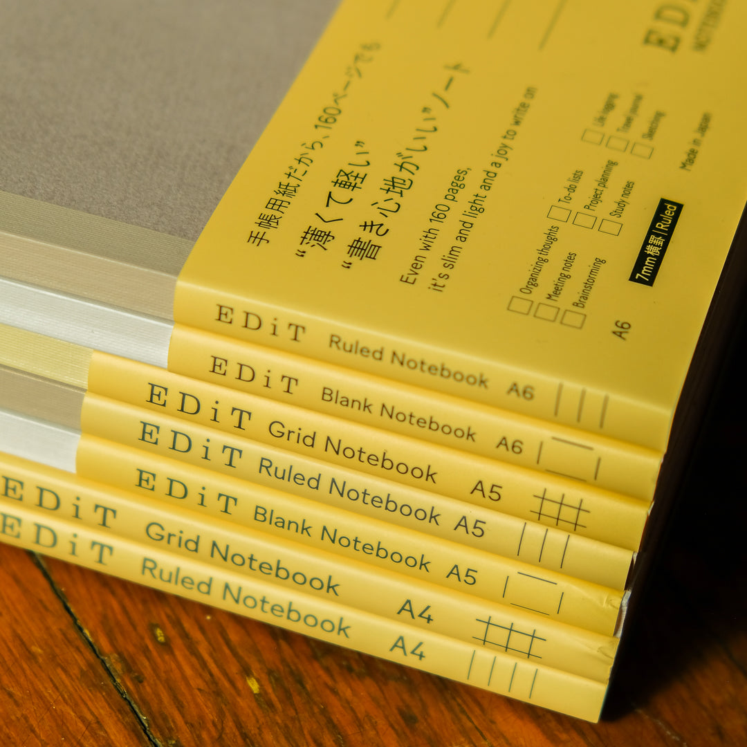 Mark's 2027 Notebook A4･160 pages / EDiT: 7mm Ruled