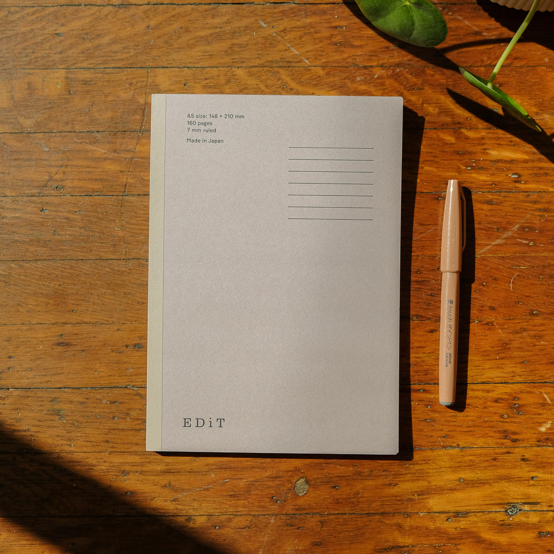 Mark's EDiT A5 ･160 pages Notebook - 7mm Ruled
