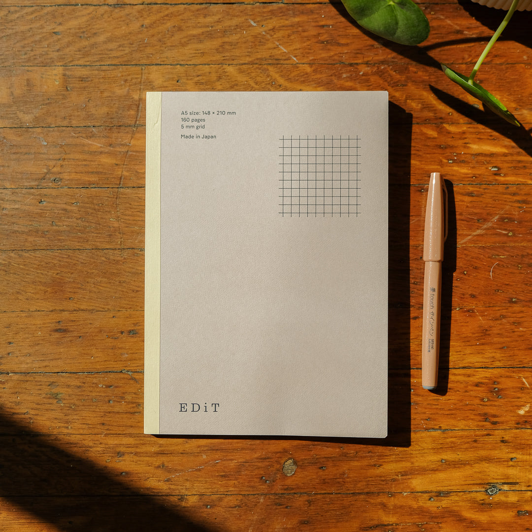 Mark's EDiT A5･160 pages Notebook - 5mm Grid
