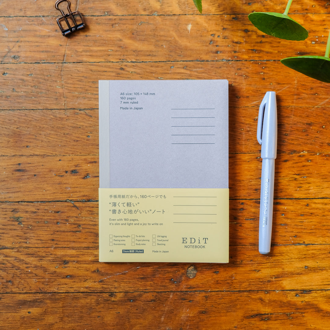 Mark's 2027 Notebook A6･160 pages / EDiT: 7 mm Ruled