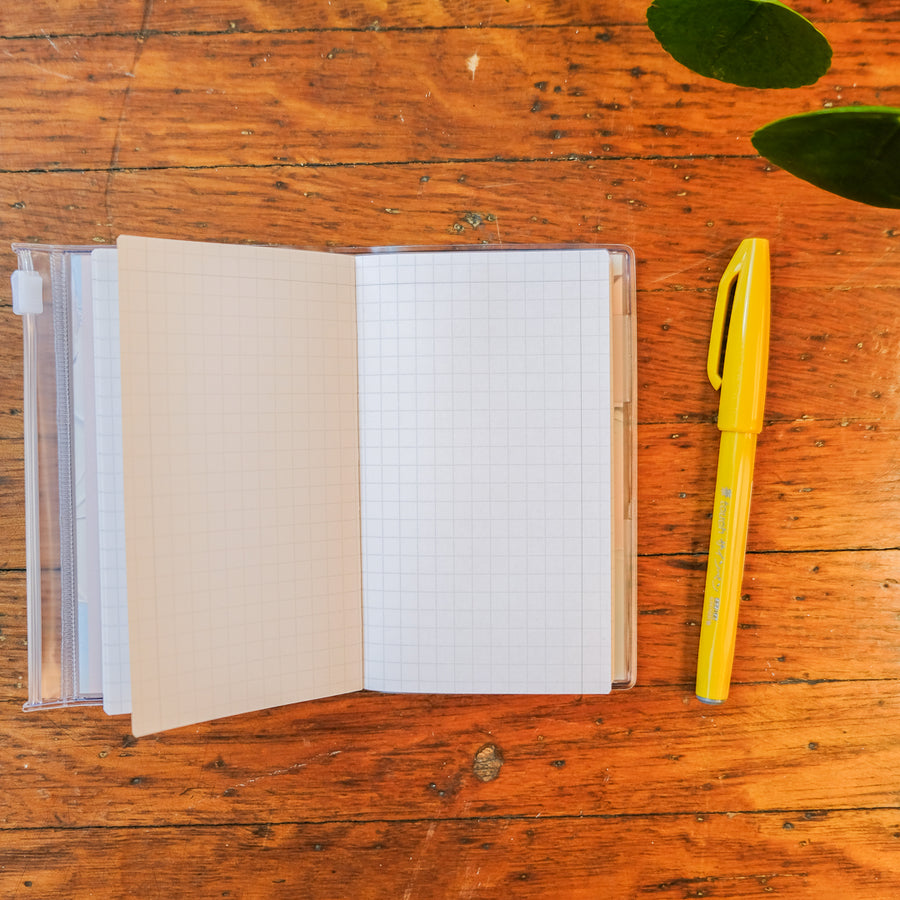 Mark's EDiT B7 Grid Notebook with Cover - Yoshiki Okamura: B