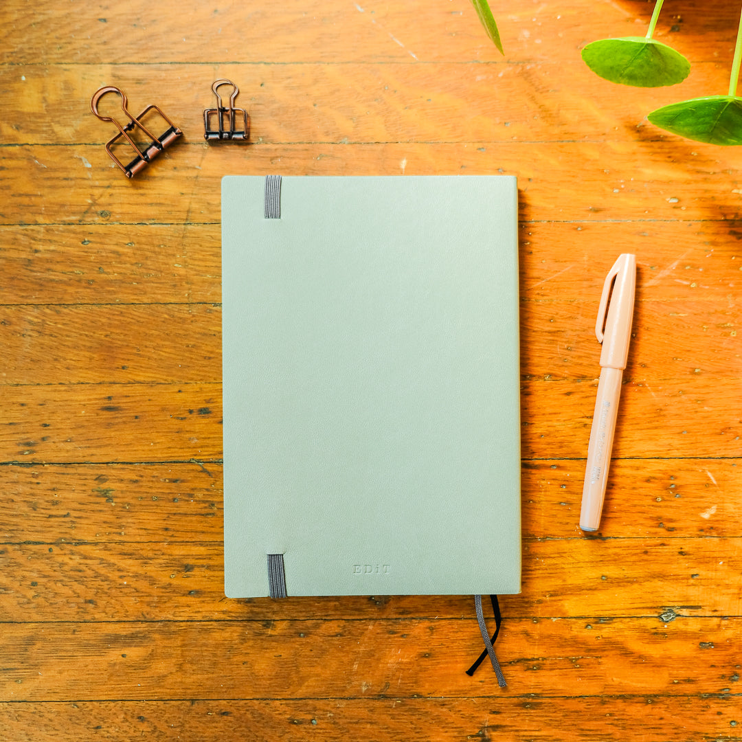 Mark's 2027 B6 Daily EDiT Planner (Jan - Dec 2027): Smoke Green