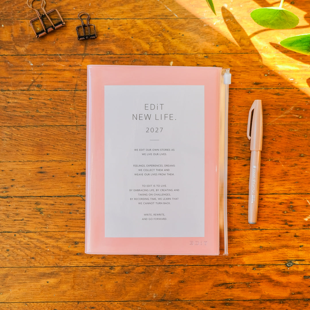 Mark's 2027 A5 Weekly Vertical EDiT Planner (Jan - Dec 2027): Dragee Pink