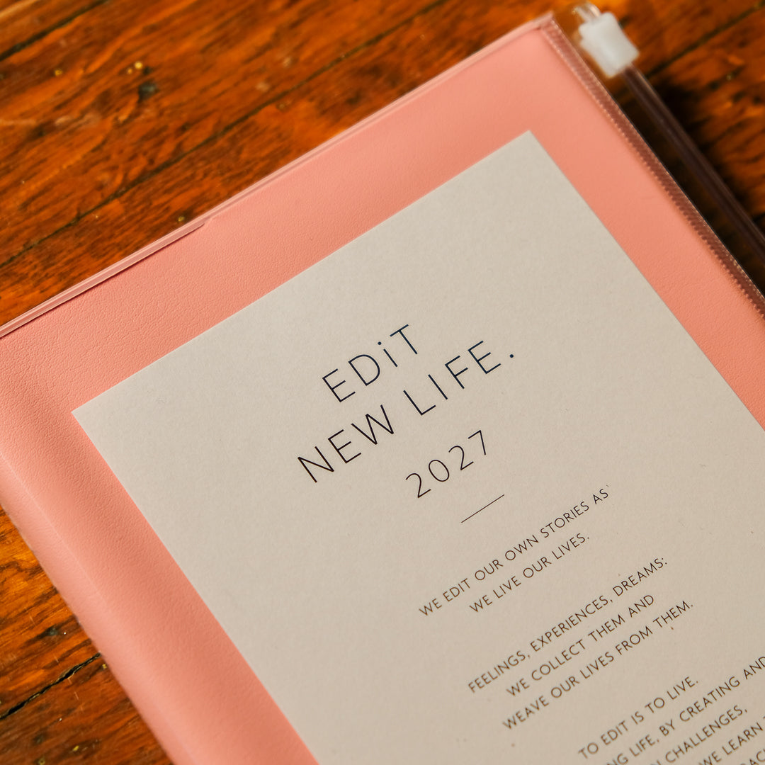 Mark's 2027 A5 Weekly Vertical EDiT Planner (Jan - Dec 2027): Dragee Pink