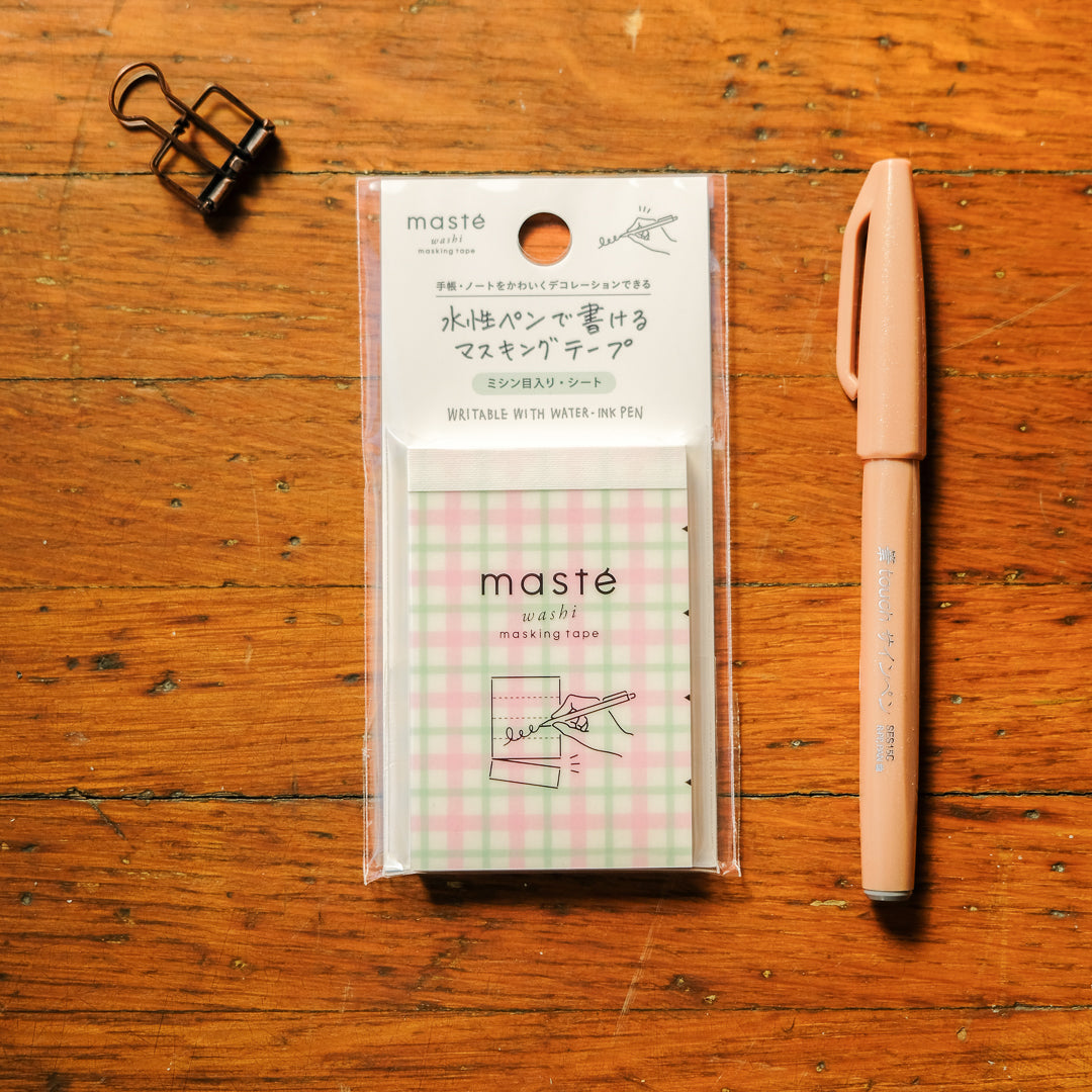 Mark's Japanese Washi Tape Pre-cut Sheets / maste: Pattern Mix B