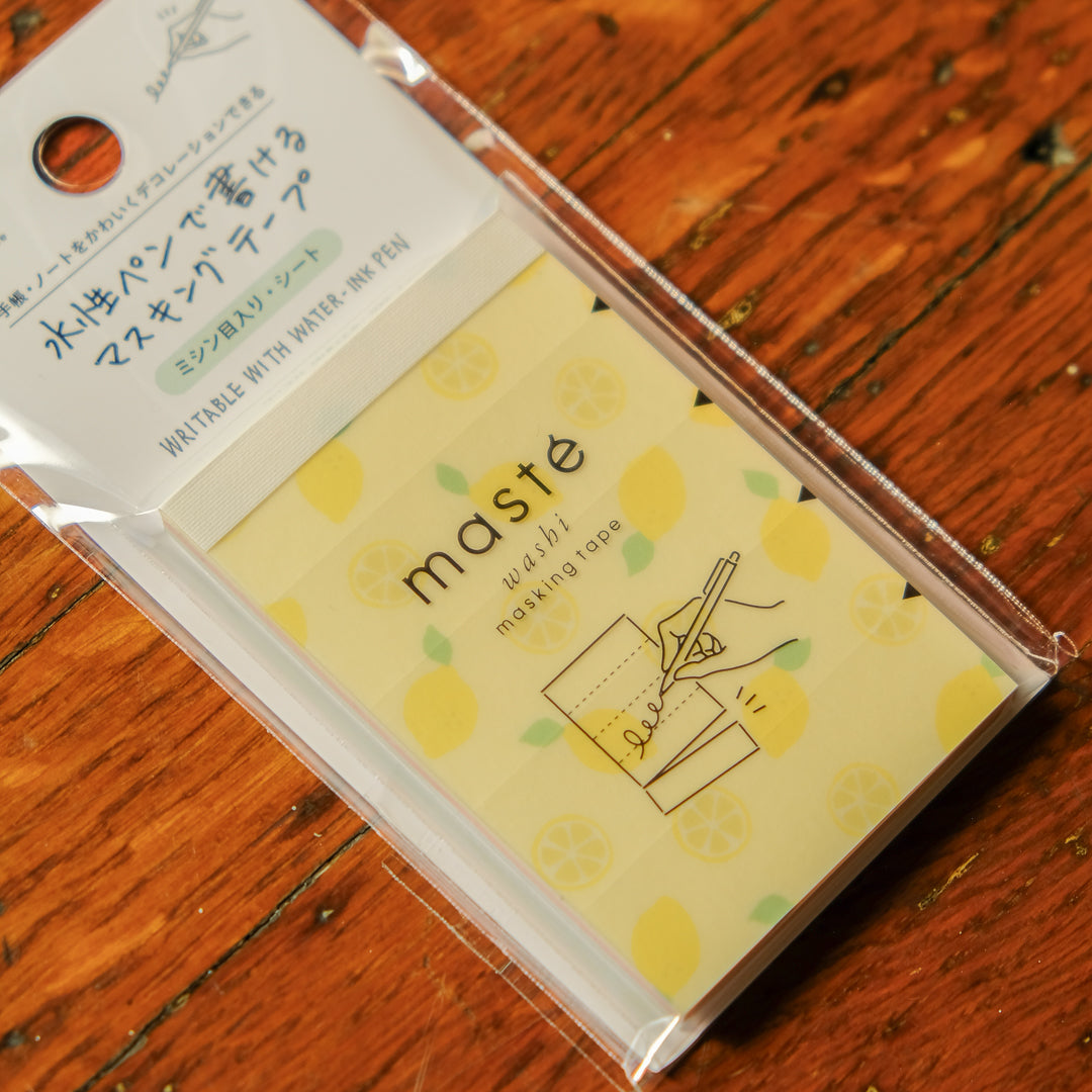Mark's 2027 Japanese Washi Tape Pre-cut Sheets / maste: Fruit B