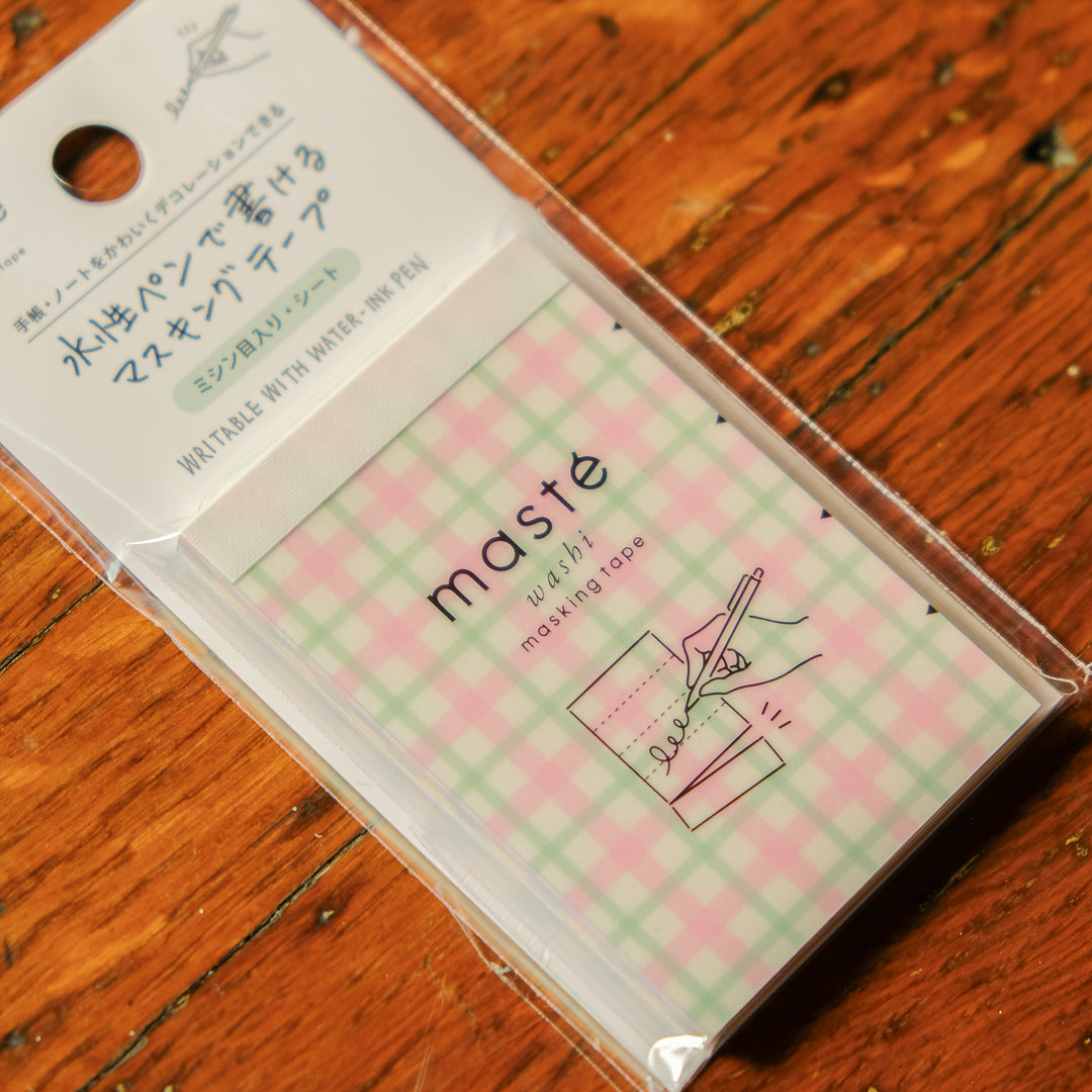 Mark's Japanese Washi Tape Pre-cut Sheets / maste: Pattern Mix B