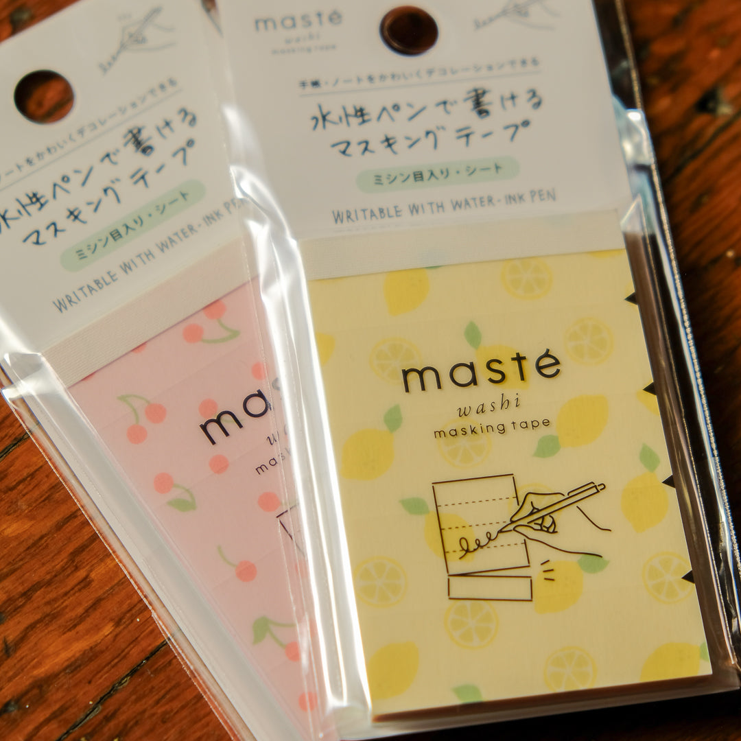 Mark's Japanese Washi Tape Pre-cut Sheets / maste: Fruit A