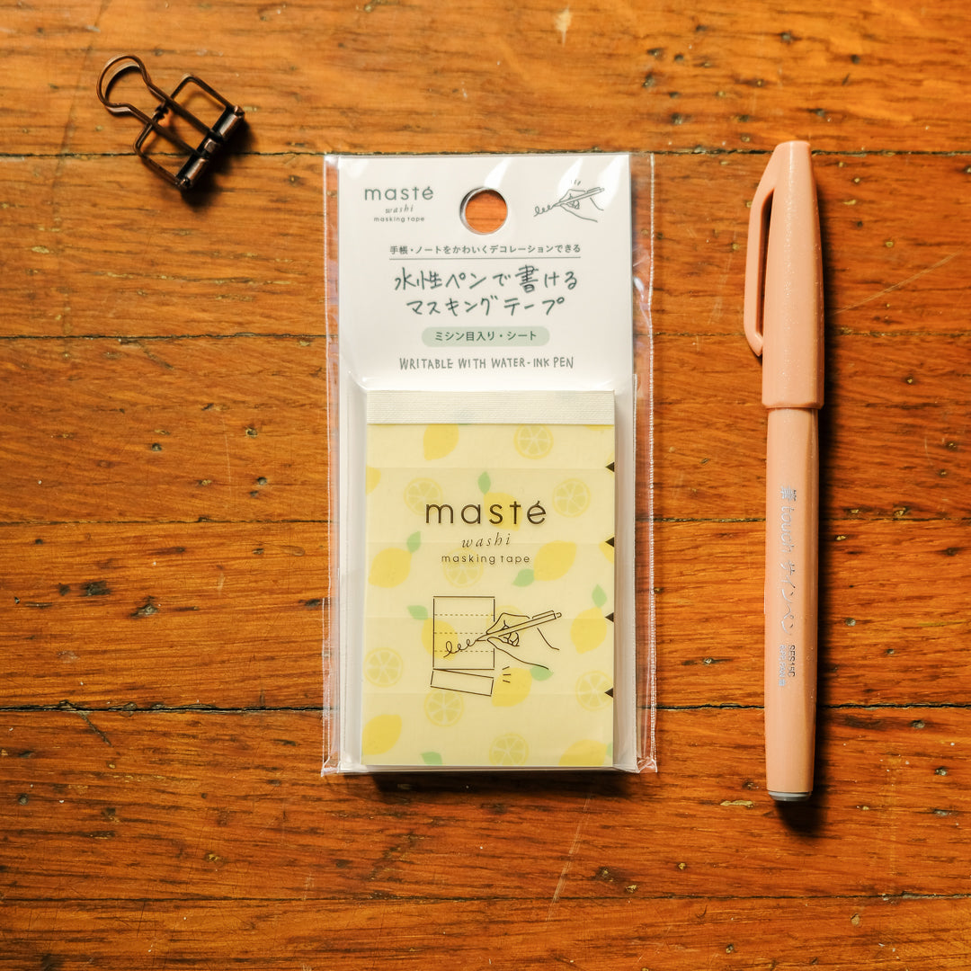 Mark's 2027 Japanese Washi Tape Pre-cut Sheets / maste: Fruit B
