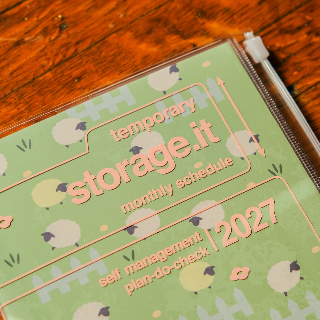 Mark's 2027 A5 Monthly Planner (Jan - Dec 2027): Mint