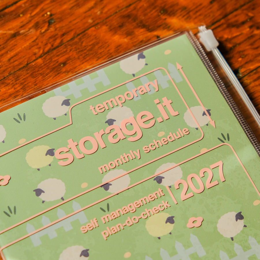 Mark's 2027 A5 Monthly Planner (Jan - Dec 2027): Mint