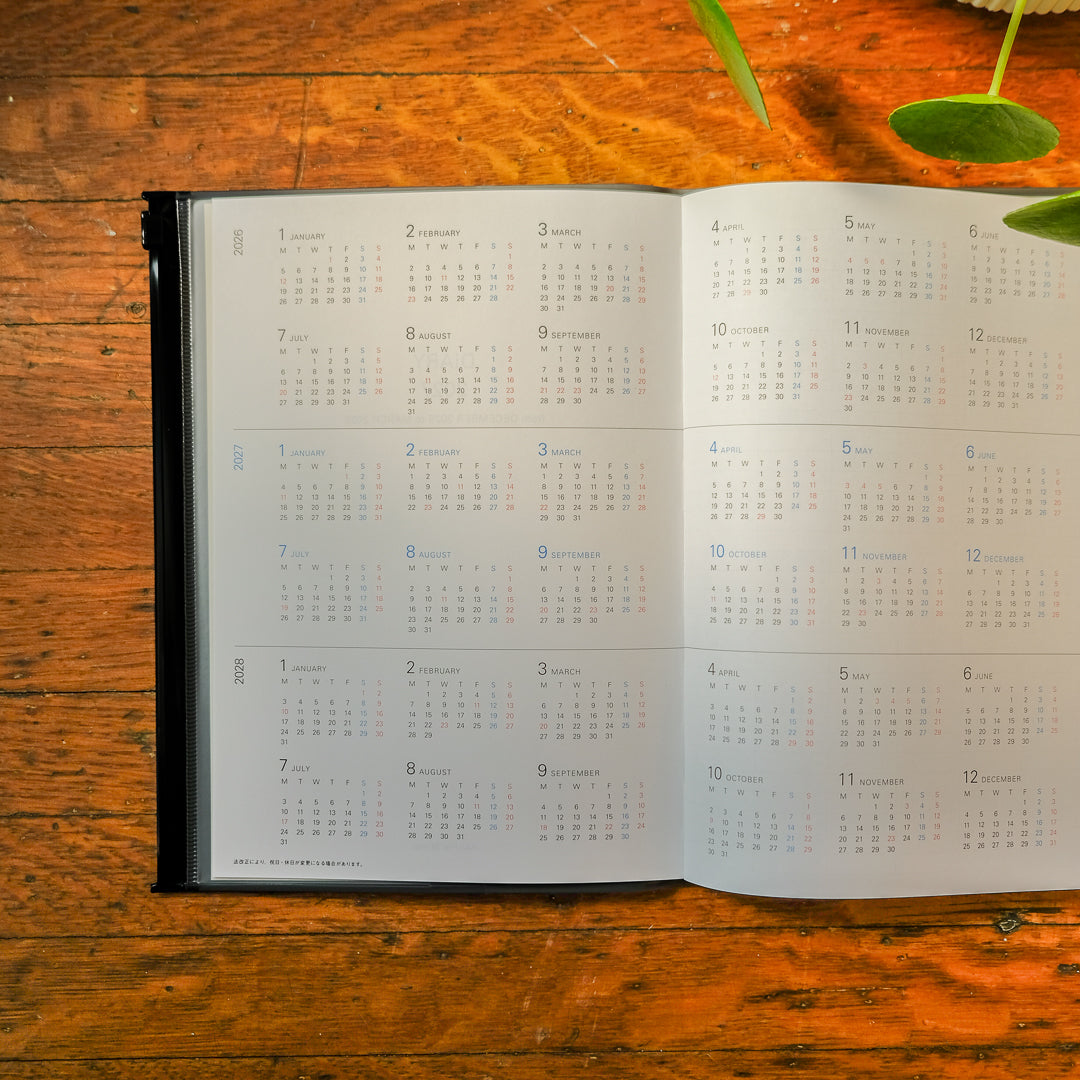 Mark's 2027 A5 Monthly Planner (Jan - Dec 2027): Black