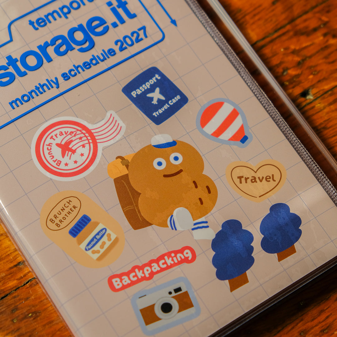 Mark's 2027 B6 Monthly Planner (Jan - Dec 2027): Peanut