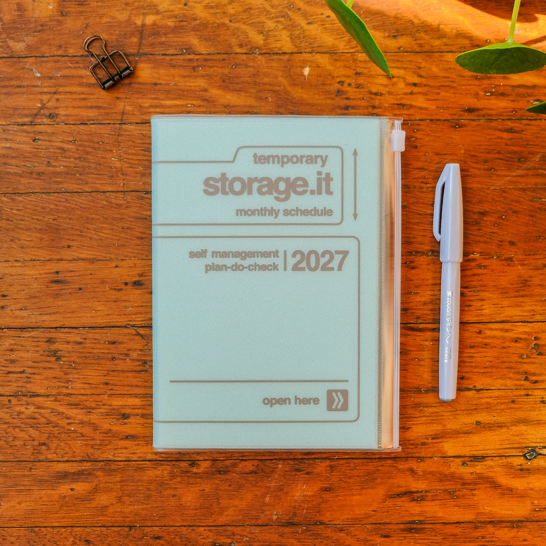Mark's 2027 B6 Monthly Planner (Jan - Dec 2027): Chocolate Mint
