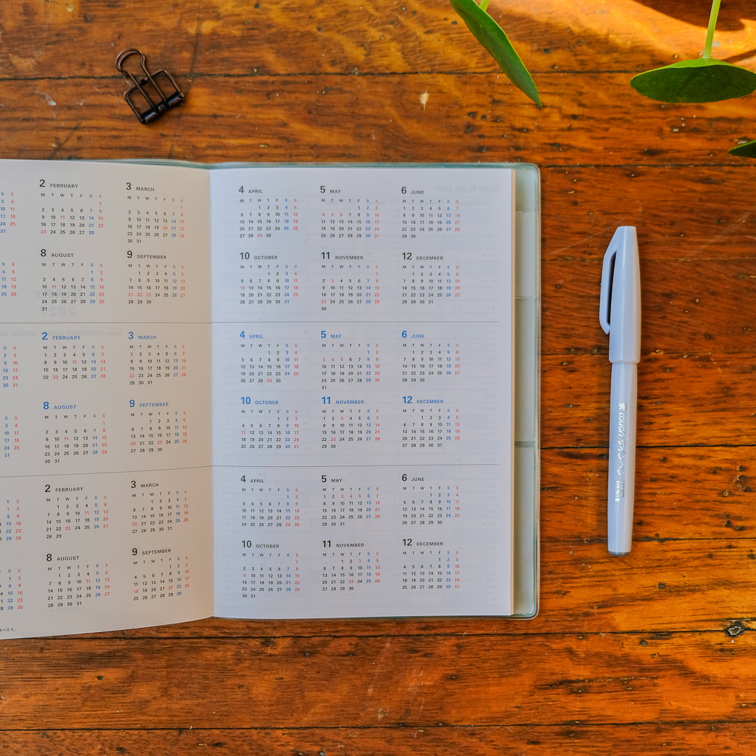 Mark's 2027 B6 Monthly Planner (Jan - Dec 2027): Chocolate Mint