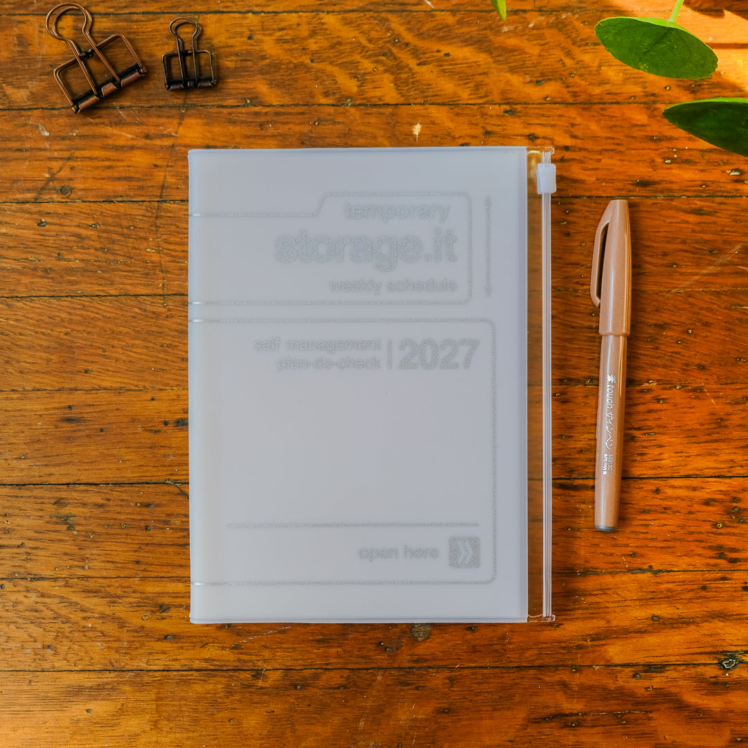 Mark's 2027 B6 Weekly Block Planner (Jan - Dec 2027): White