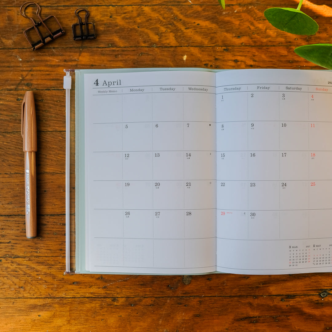 Mark's 2027 B6 Weekly Block Planner (Jan - Dec 2027): White