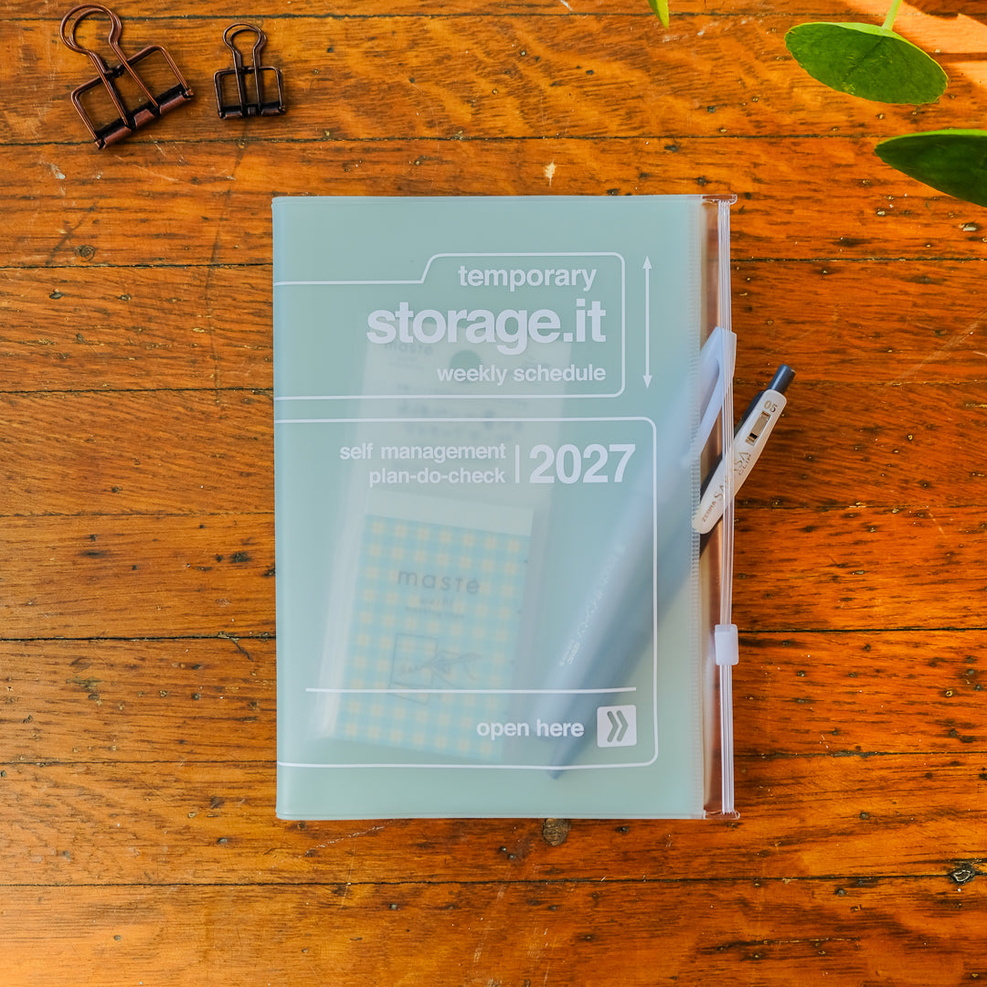 Mark's 2027 B6 Weekly Left Planner (Jan - Dec 2027): Mint