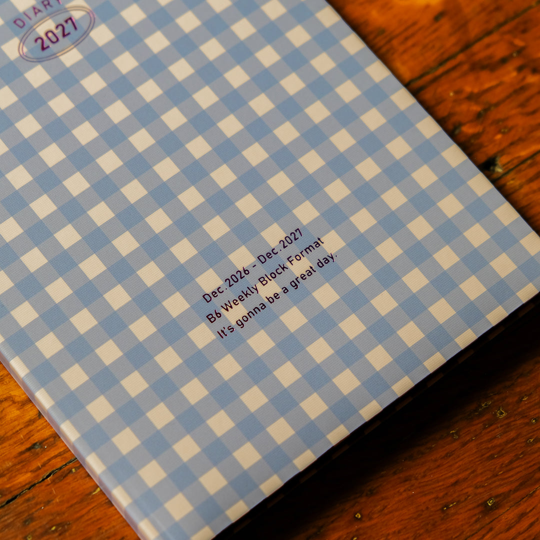 Mark's 2027 B6 Weekly Block Planner (Jan - Dec 2027): Blue