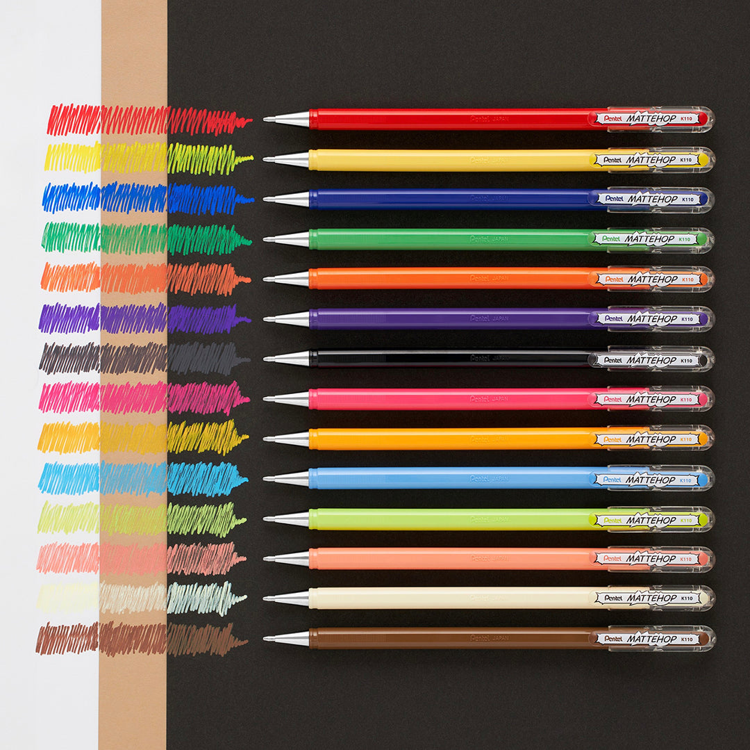 Pentel Mattehop Original Set - FULL SET (14 Colors)