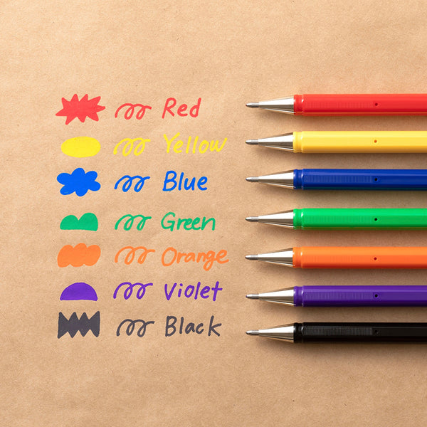 Pentel Hybrid Mattehop Gel Pen - 1.0 Mm - 14 Original Sweet Color Se - View #3