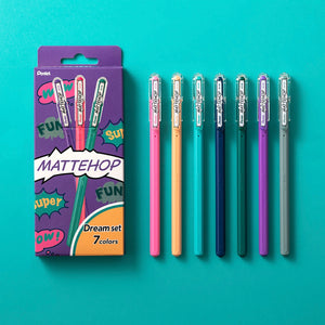 Pentel Mattehop Dream Set - 7 Colors