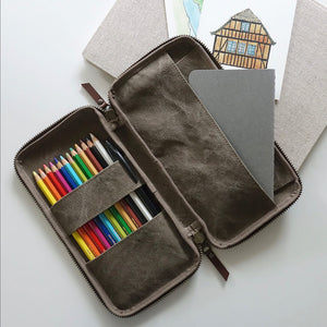 Yuruliku Flat Tool Case Pen - Brown