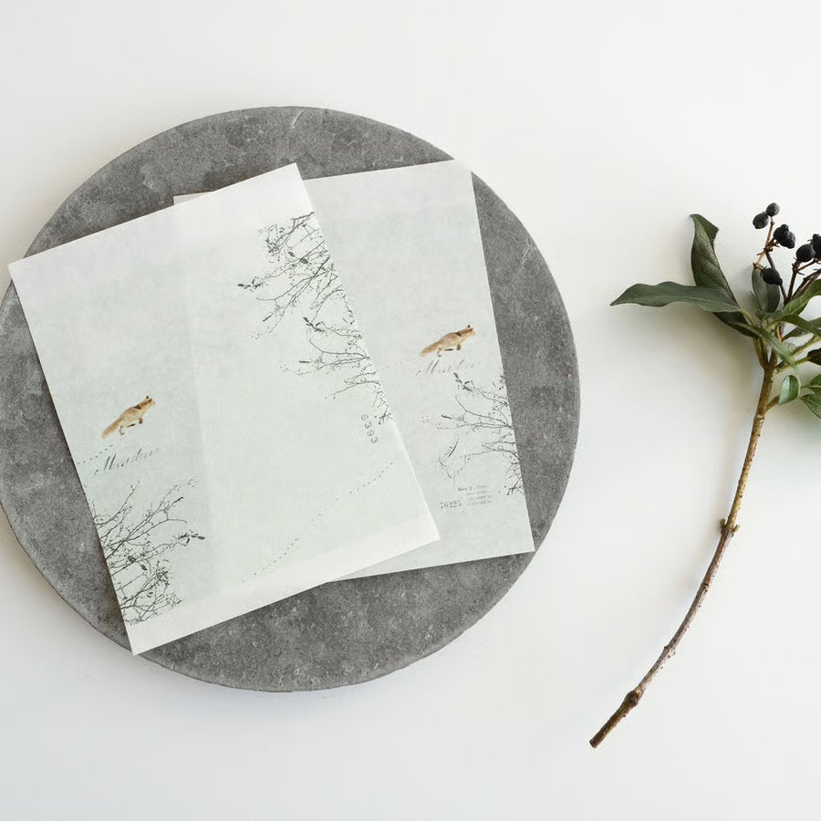 Yohaku Memo Pad 28 - M-197 Yukiasobi