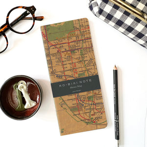 Ro-Biki Note - Map Series Notebook - Metro Map