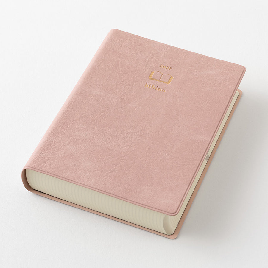 PRE ORDER Midori 2027 Hibino A6 Daily Planner - Pink
