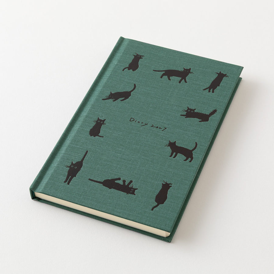 PRE ORDER Midori 2027 Book Style Diary - Cat Green
