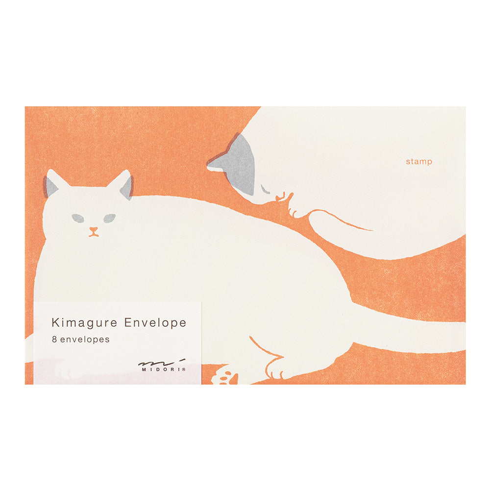 Midori Kimagure Easy&Cozy Envelopes - Cat