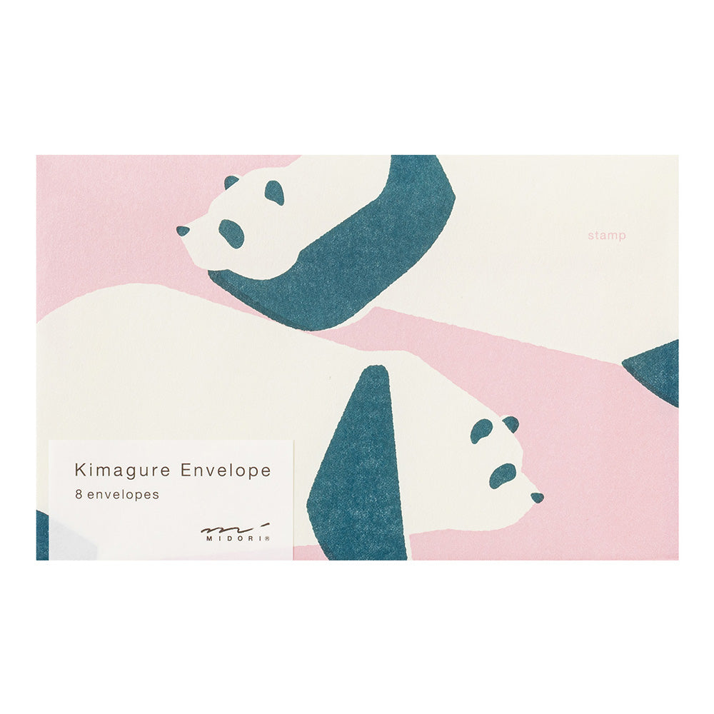 Midori Kimagure Easy&Cozy Envelopes - Panda