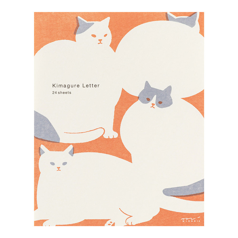 Midori Kimagure Easy&Cozy Letter Pad - Cat