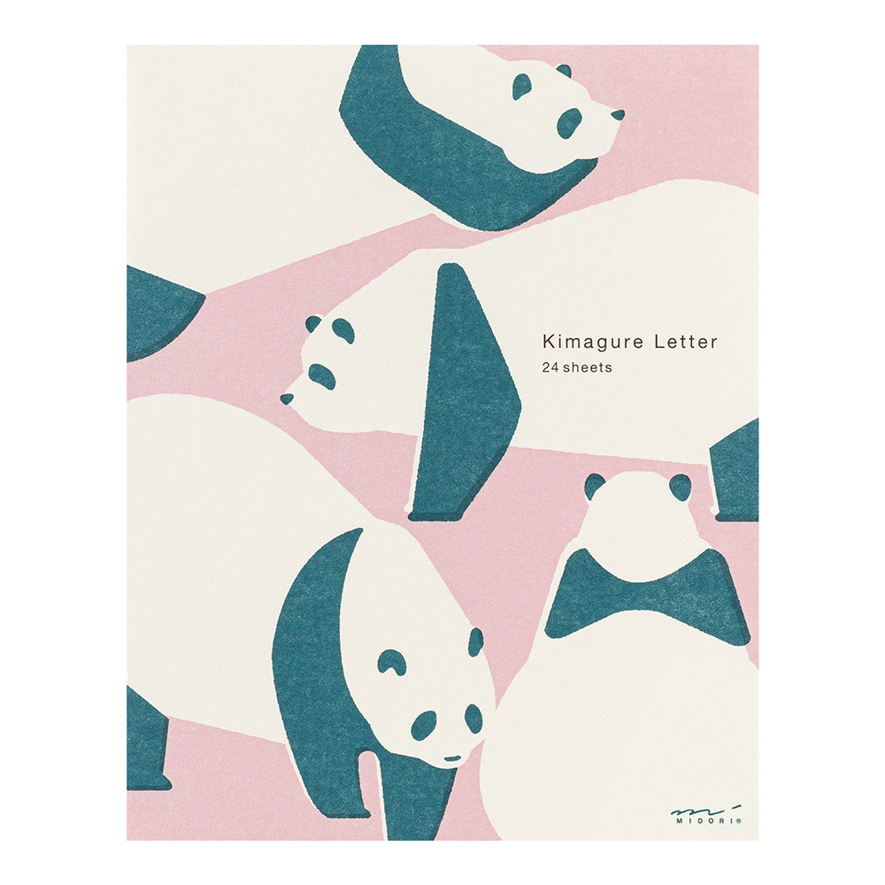 Midori Kimagure Easy&Cozy Letter Pad - Panda