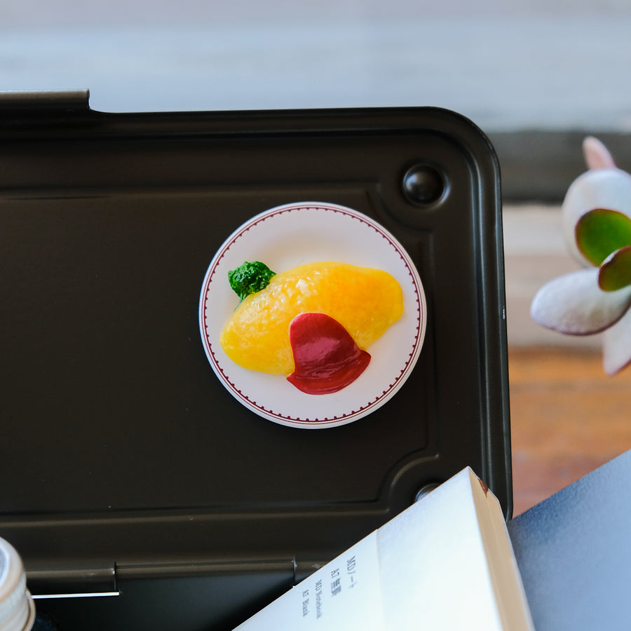 Midori Miniature Magnet 1pc - Omelet Rice